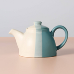 Handmade Ceramic Striped Teapot