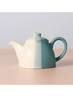 Handmade Ceramic Striped Teapot