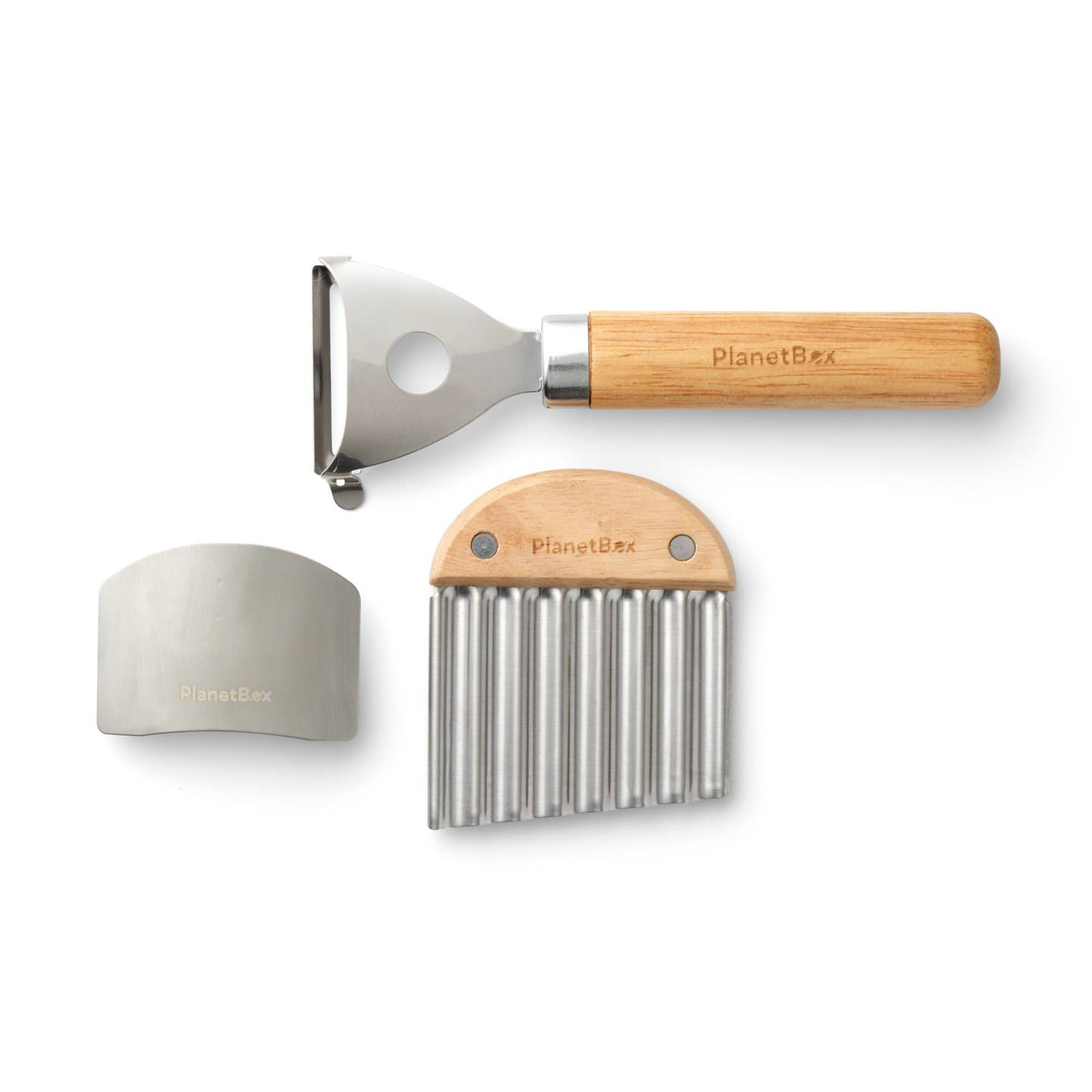 Stainless & Wood Child Prep-to-Pack Tool Set