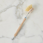 Etu Home Euro Wood-Handled Dish Brush with Replaceable Head