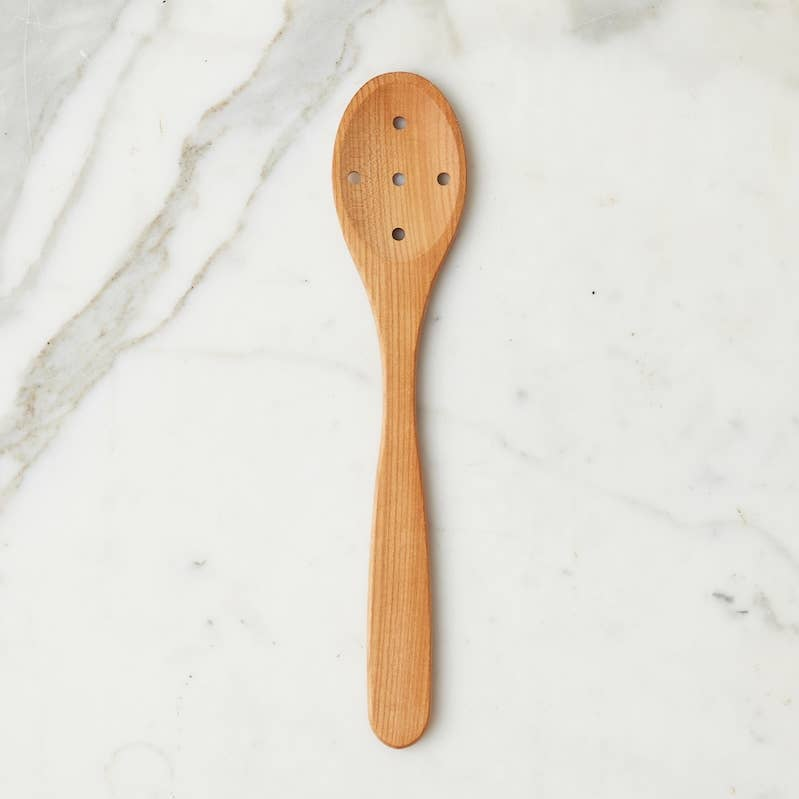 Euro Slotted Spoon Cherrywood - Eco Carmel