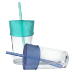 GoSili Silicone Lid with Straw 2 Pack Multiple Colors