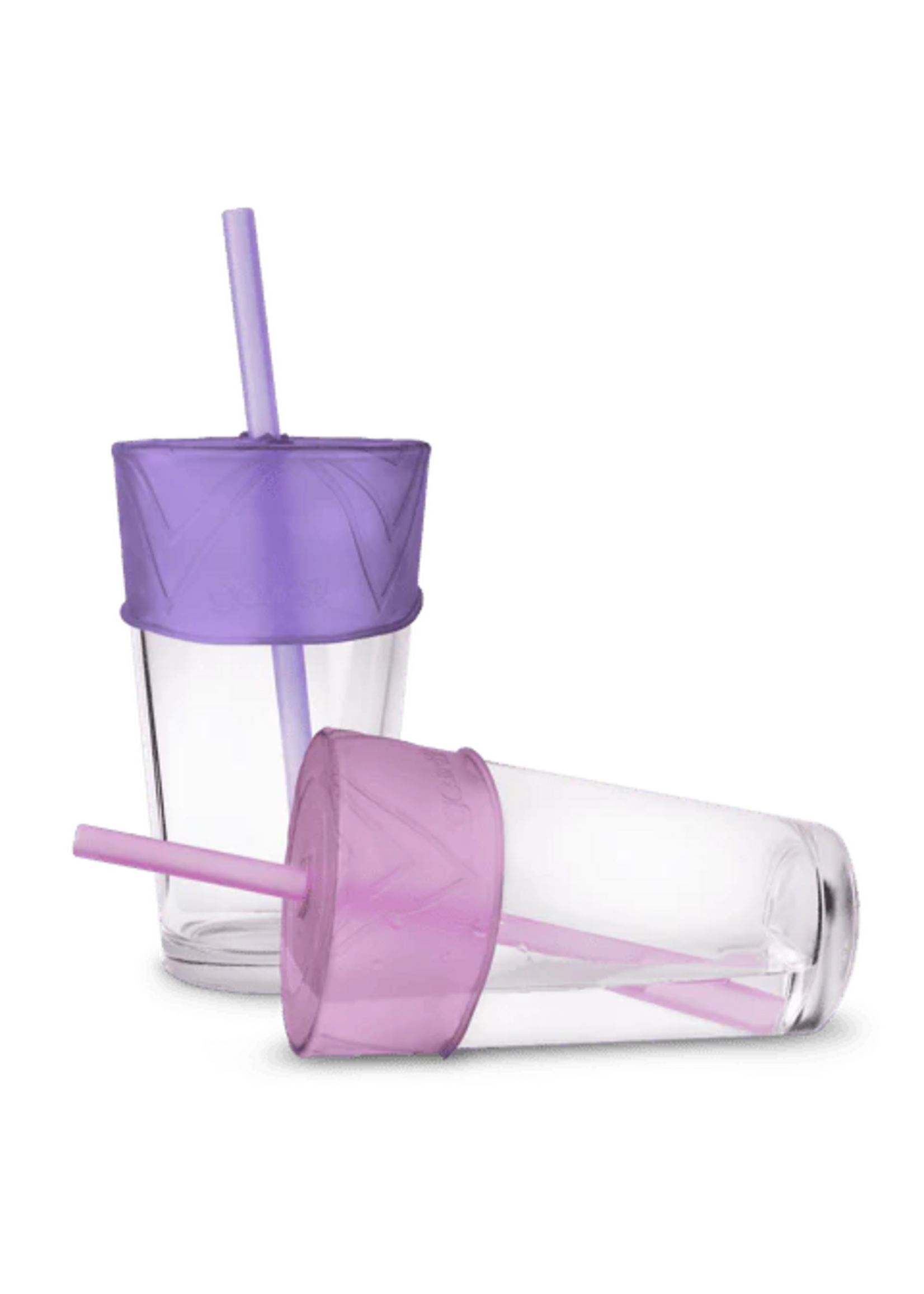 GoSili Silicone Lid with Straw 2 Pack Multiple Colors