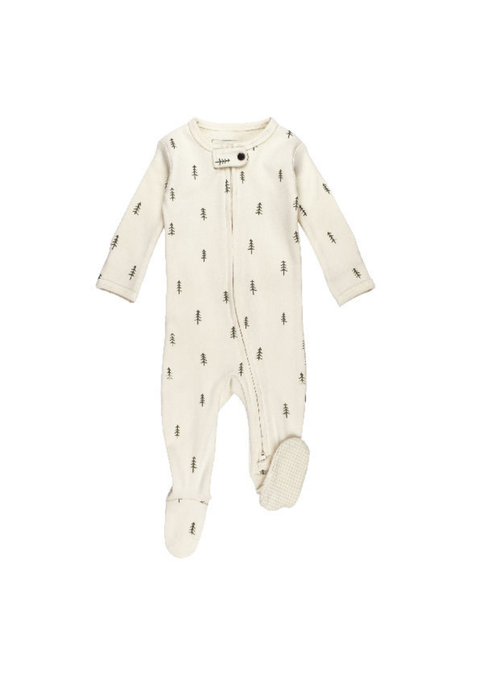 L'oved Baby Zipper Footie Pinecone or Tree