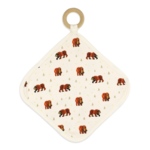 L'oved Baby Brown Bear Lovey with Removable Teething Ring