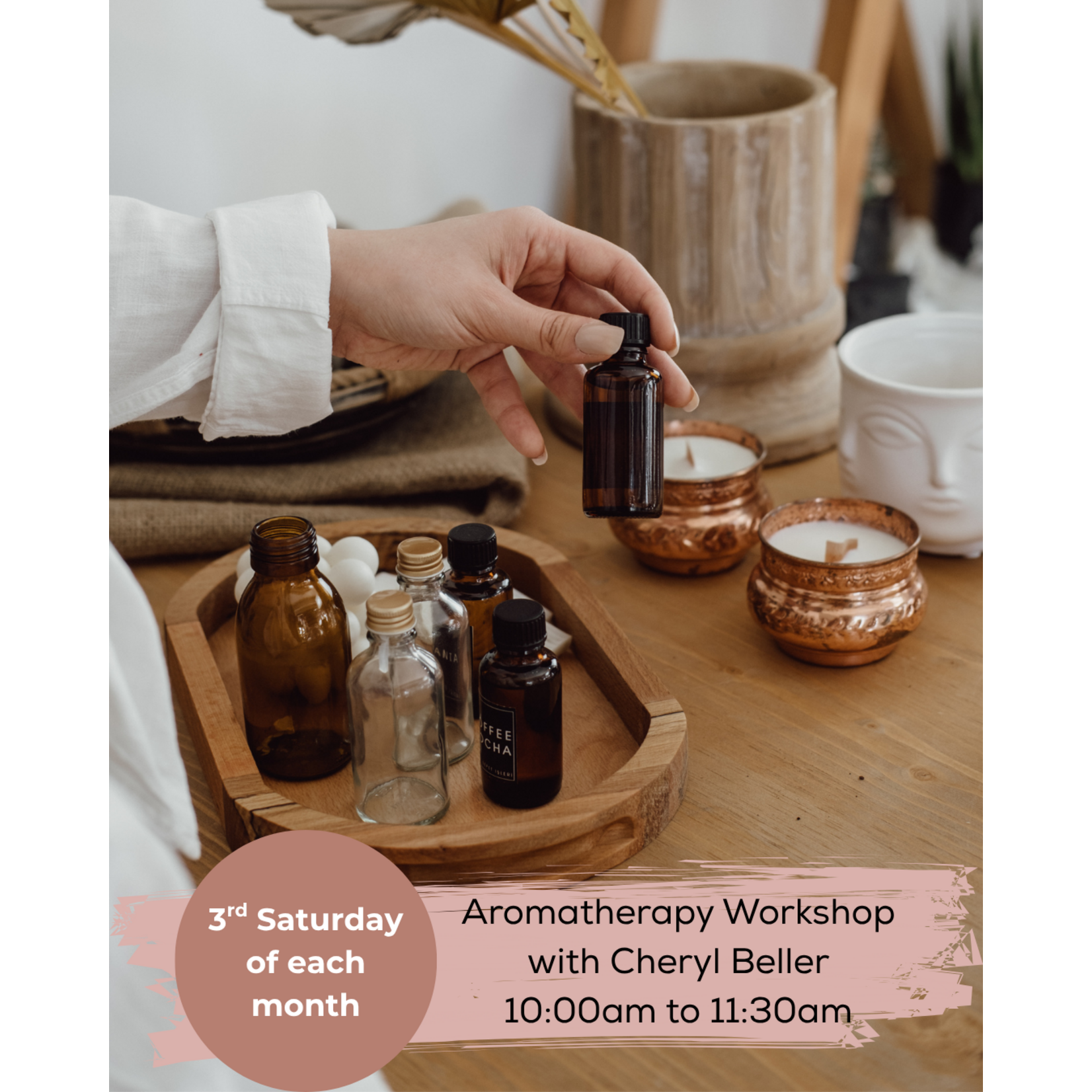 Aromatherapy Class with Cheryl Beller
