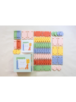 Lowercase Toys Interlocking Blocks Classic Set of 68 Multicolor