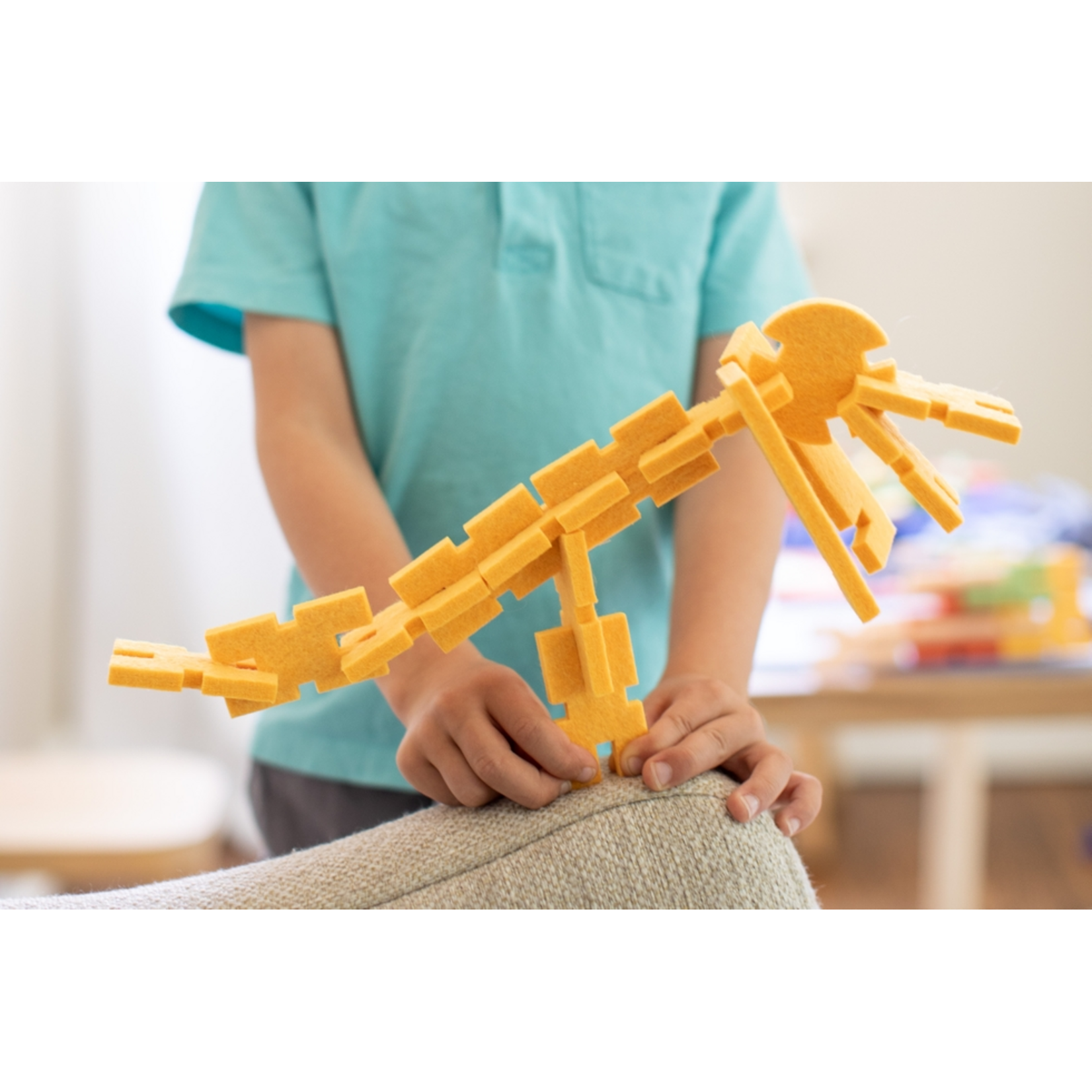 Lowercase Toys Interlocking Blocks Classic Set of 68 Multicolor