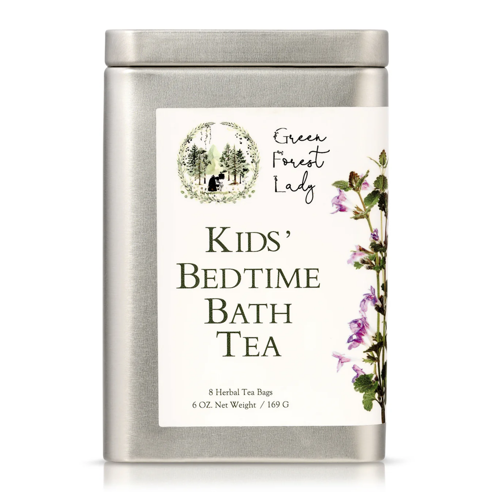 Green Forest Lady Kids' Bedtime Bath Tea