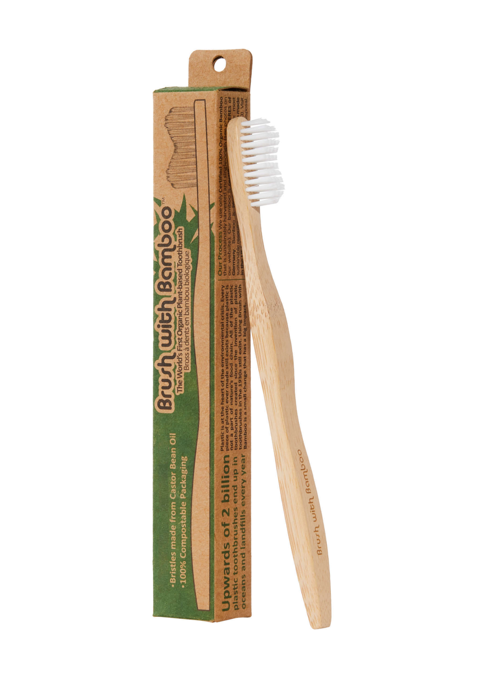 Brush with Bamboo Bamboo Toothbrush Adult - Soft