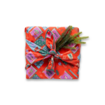 Season's Greeting Cloth Gift Wrap