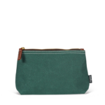 Maika Goods Recycled Canvas Pouch Medium - Waxed Green