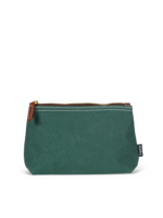 Maika Goods Recycled Canvas Pouch Medium - Waxed Green