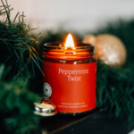 Fontana Candle Co Peppermint Twist Candle 9oz