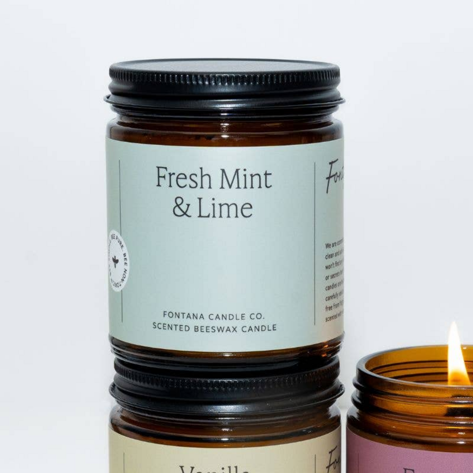 Fontana Candle Co Fresh Mint & Lime Candle 9oz
