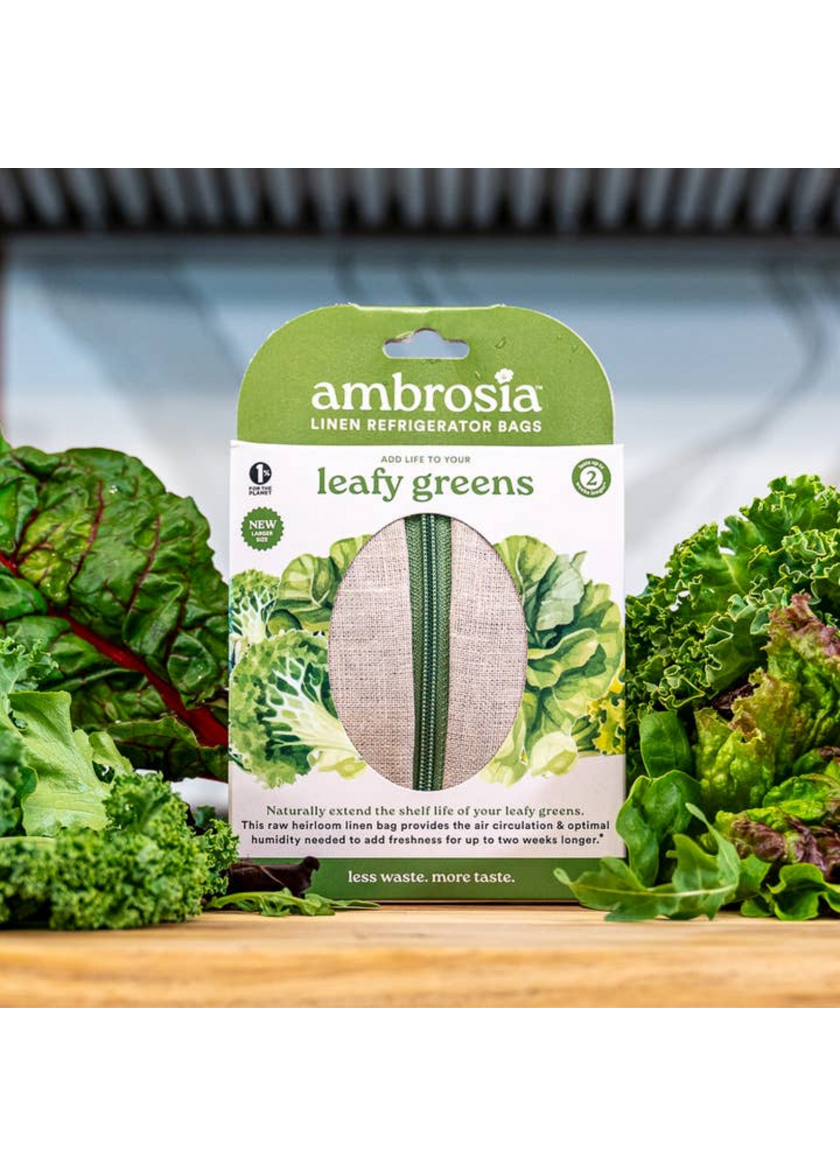Ambrosia Linen Produce Bag  - Leafy Greens