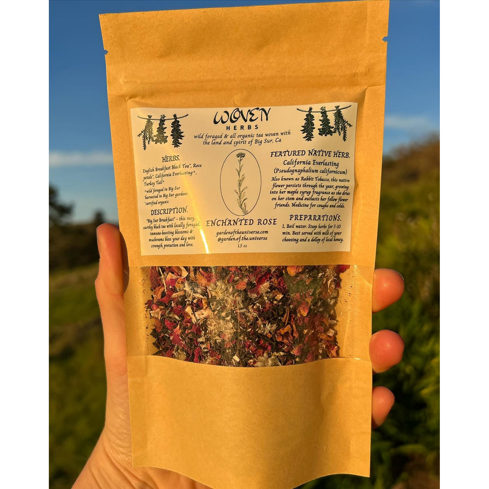 Woven Herbs Enchanted Rose Tea Loose Leaf 2oz