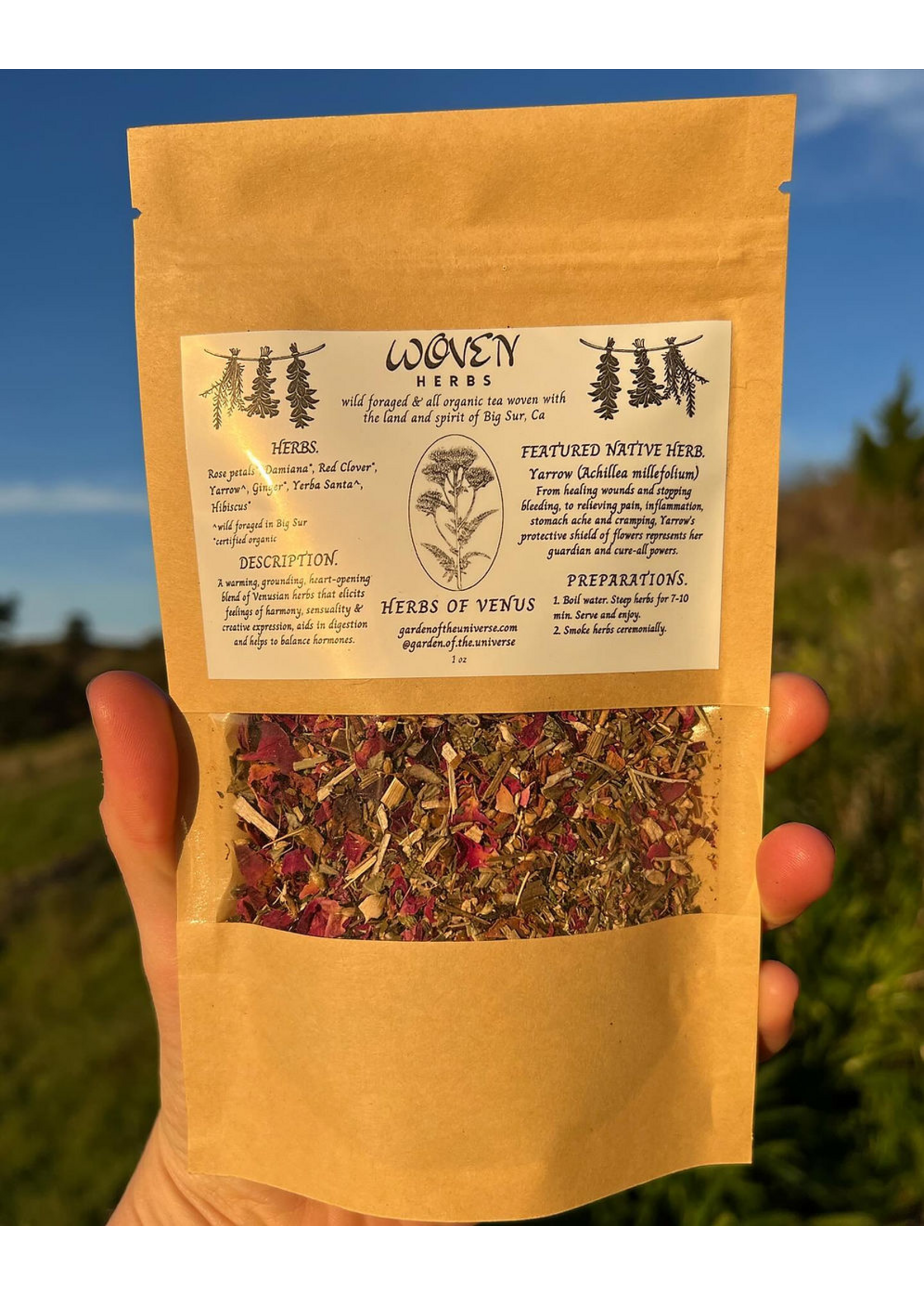 Woven Herbs Herbs of Venus Tea Loose Leaf 2oz