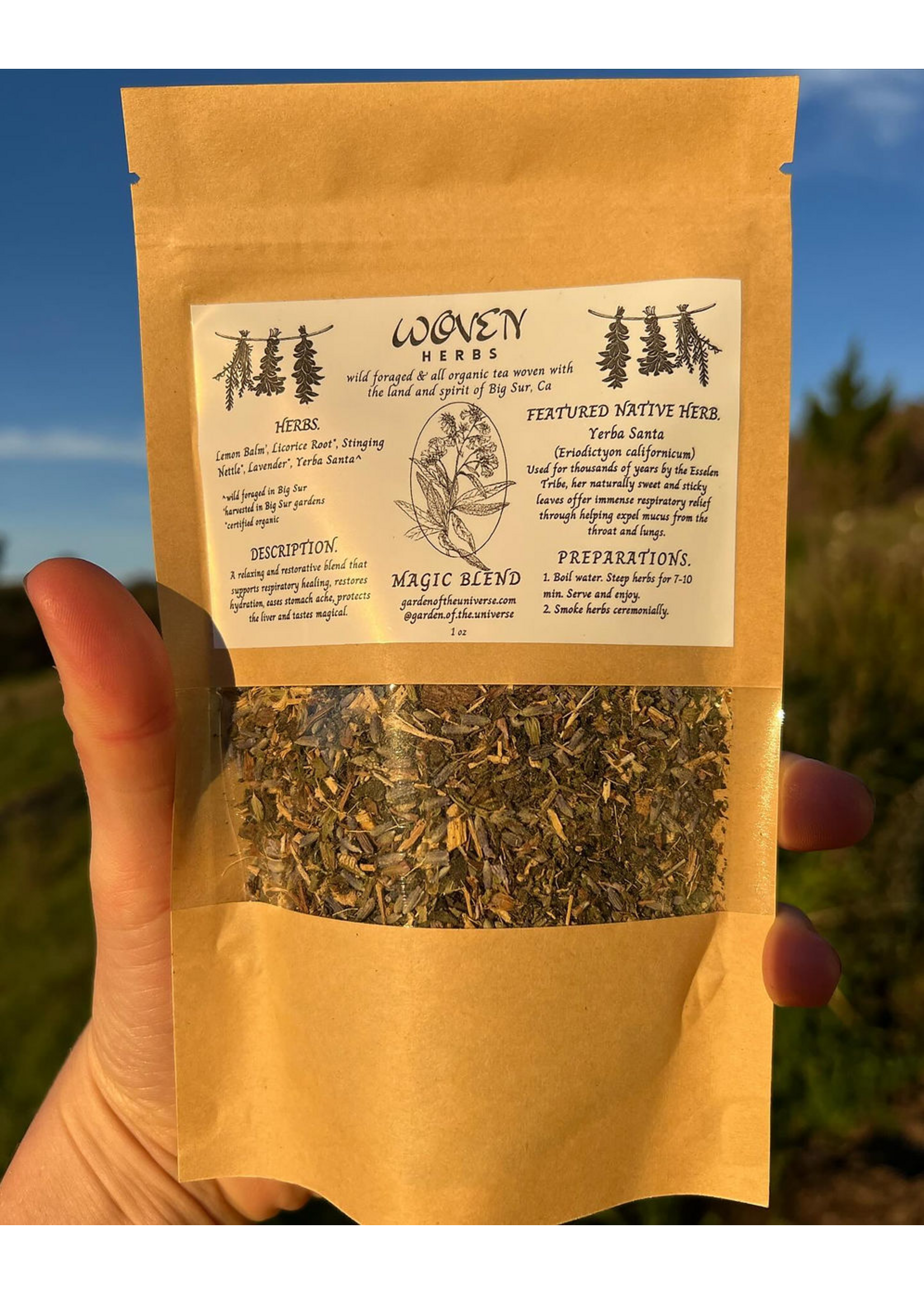 Woven Herbs Magic Blend Tea Loose Leaf 2oz