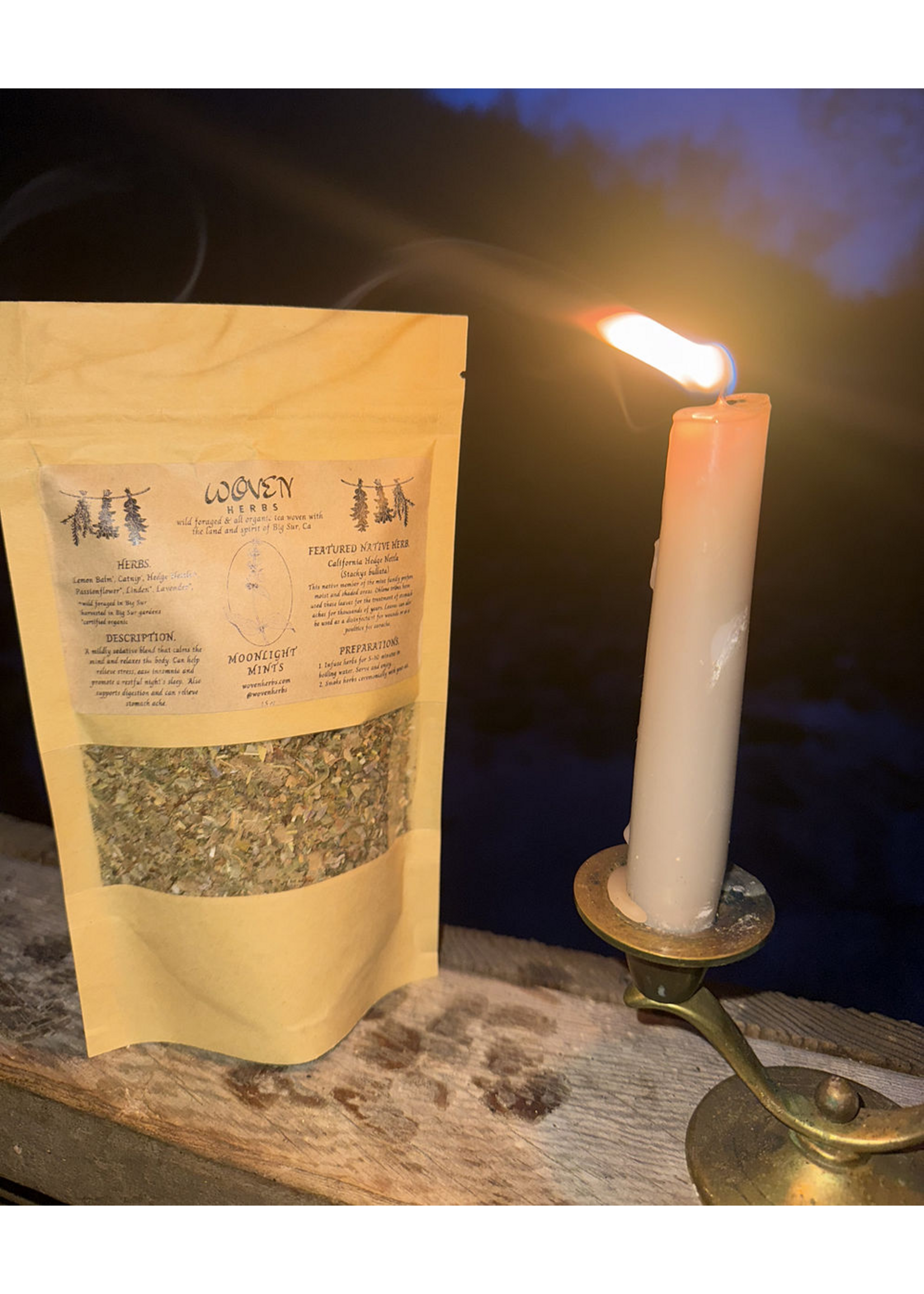 Woven Herbs Moonlight Mints Tea Loose Leaf 2oz