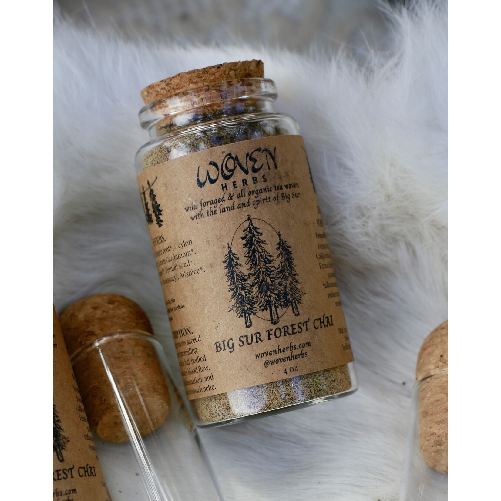 Woven Herbs Forest Chai Tea Loose Leaf 7oz