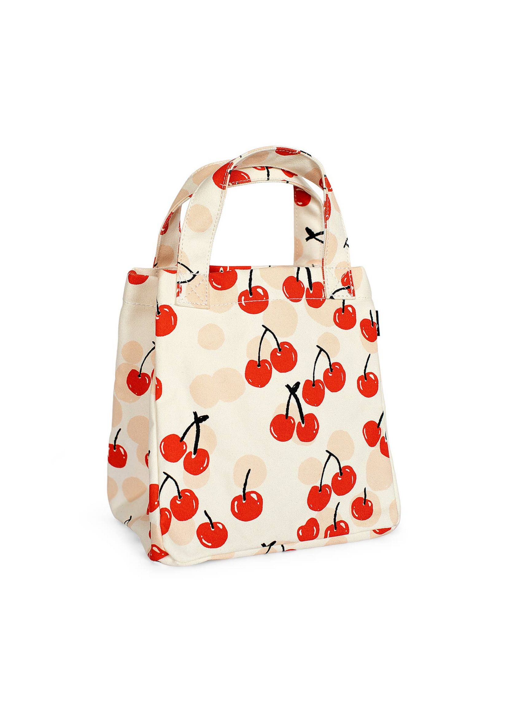 Maika Goods Recycled Canvas Lunch Tote - Cherries