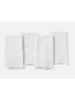 Fringe Napkin - White