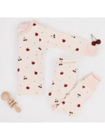 L'oved Baby Long Sleeve Pj Set Cherry Apple