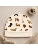 L'oved Baby Double Layer Beanie Puppy Love Dogs