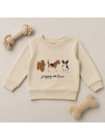 L'oved Baby Crewneck Sweatshirt Puppy Love Dogs