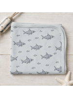 L'oved Baby Baby Blanket Coastal Crew Sharks