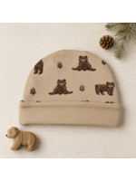 L'oved Baby Double Layer Beanie Black Bear