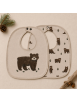 L'oved Baby Reversible Bib Black Bear