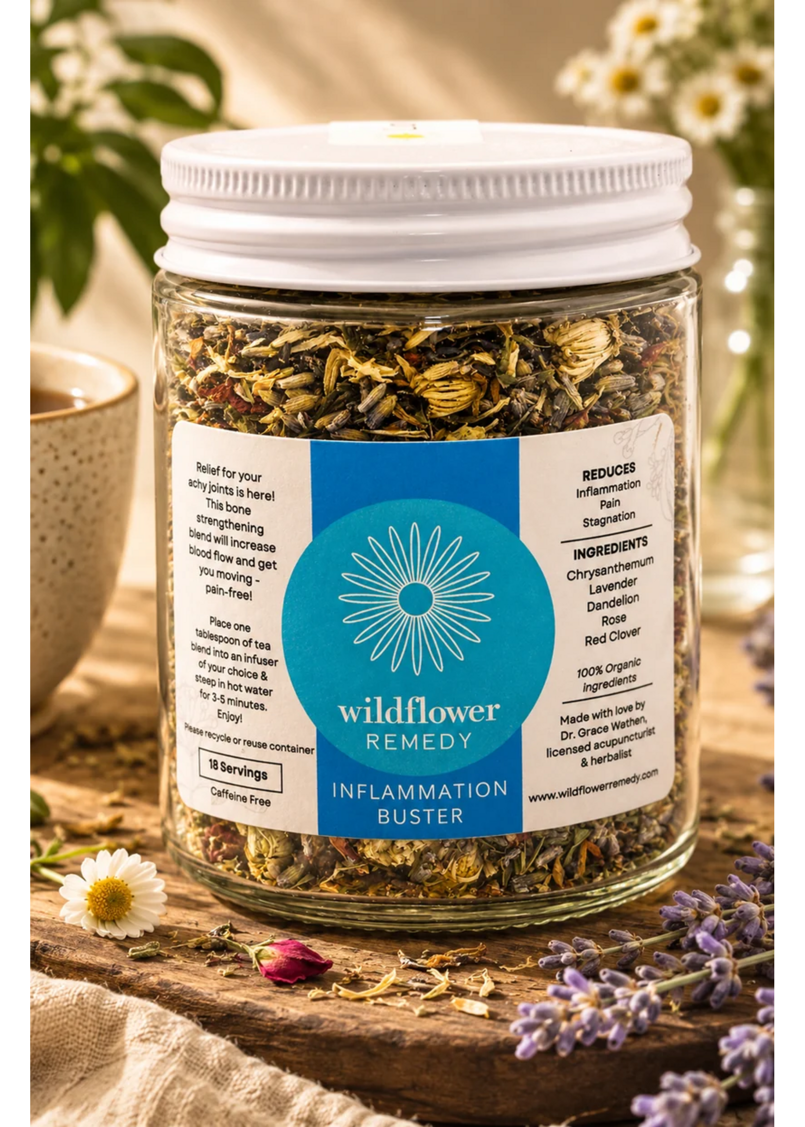 Wildflower Remedy Wildflower Remedy Tea - Inflammation Buster