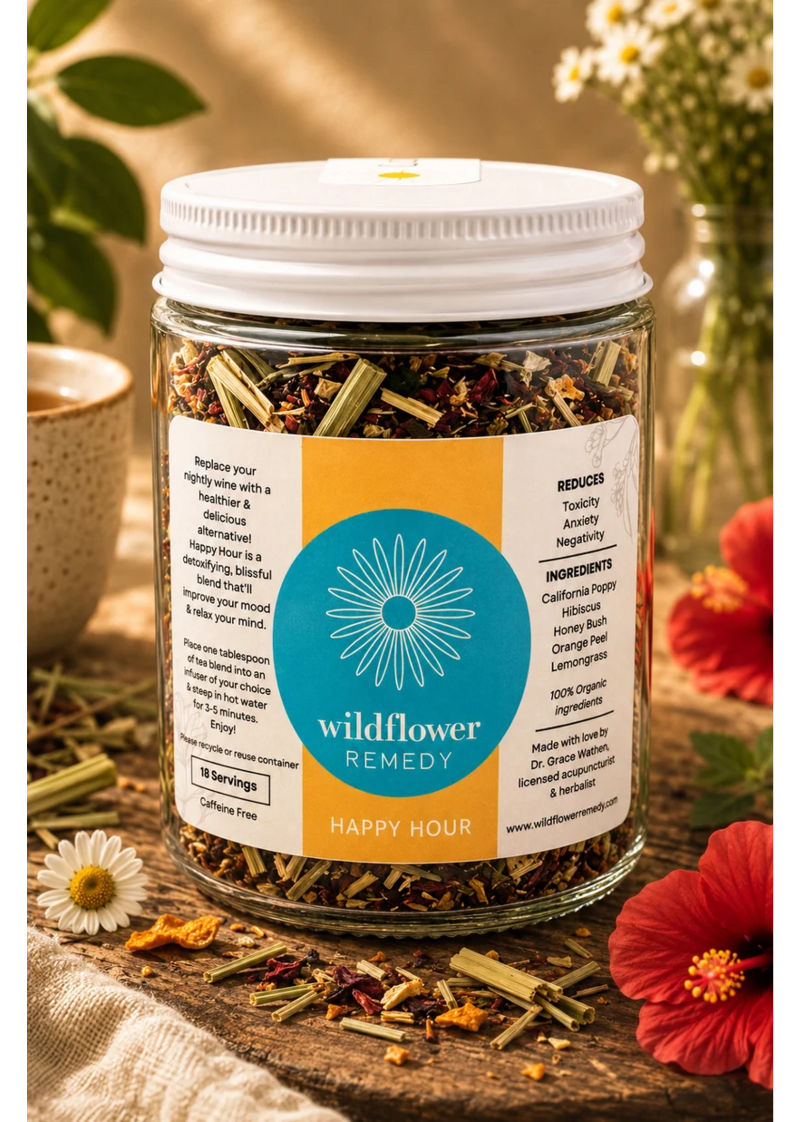 Wildflower Remedy Wildflower Remedy Tea - Happy Hour