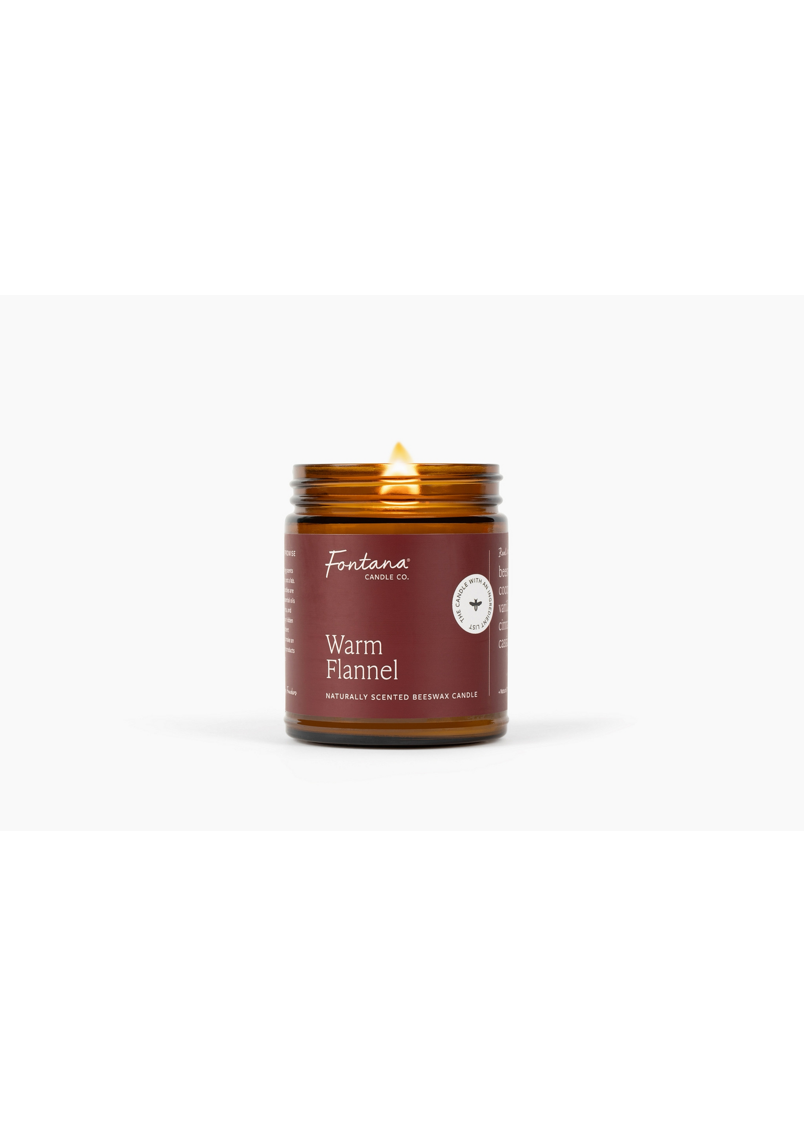Fontana Candle Co Warm Flannel Candle 9oz
