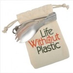 Life Without Plastic Foldable Spork in Bag