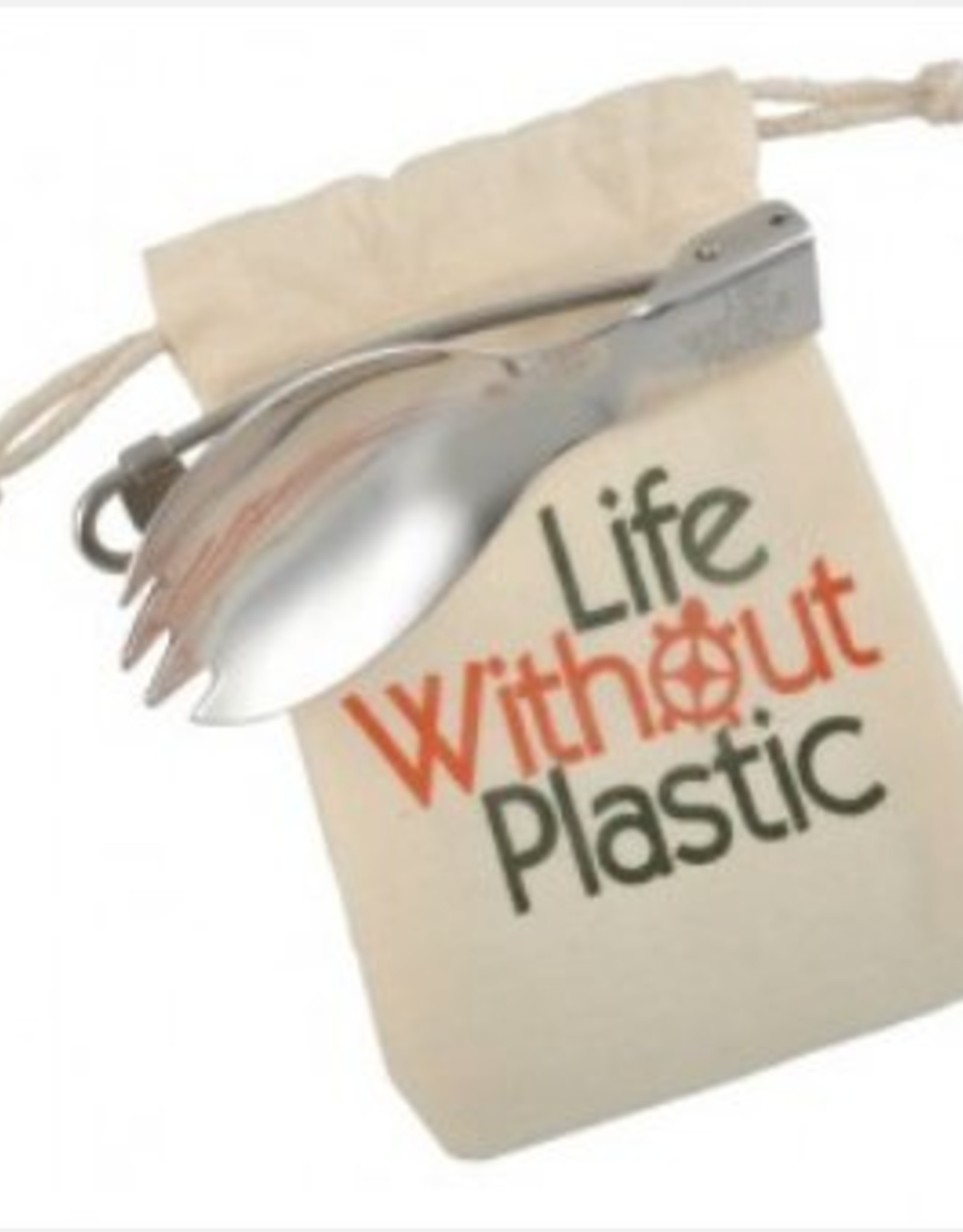 Life Without Plastic Foldable Spork in Bag