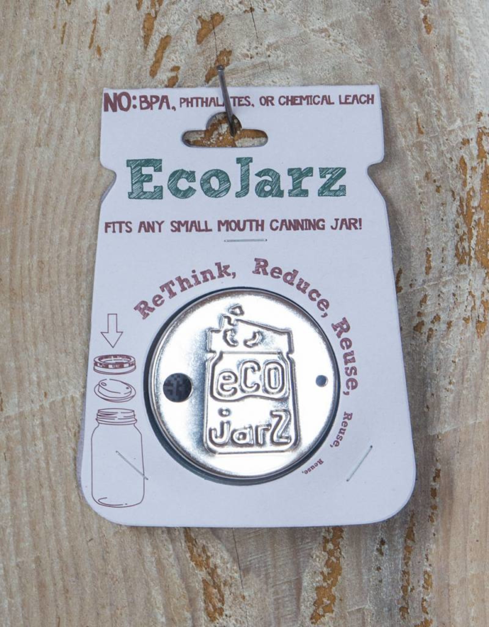 EcoJarz - Jar Band - Stainless Steel - Wide Mouth