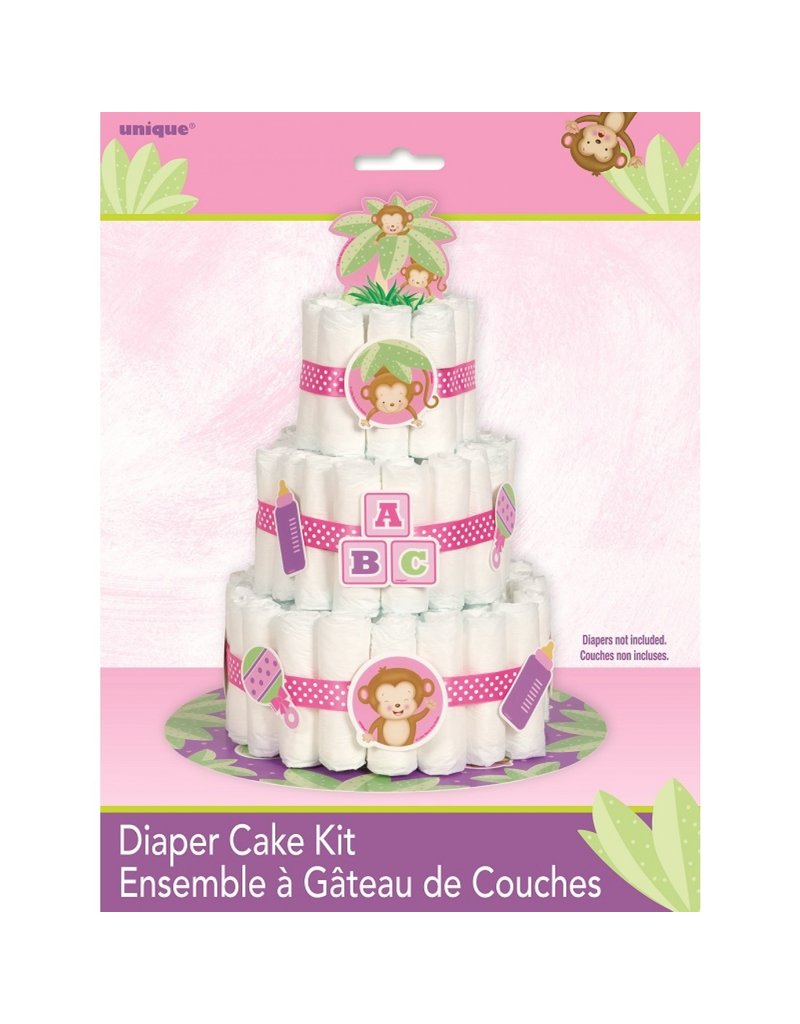 Girl Diaper Cake Kit Pink Bliss Bvi