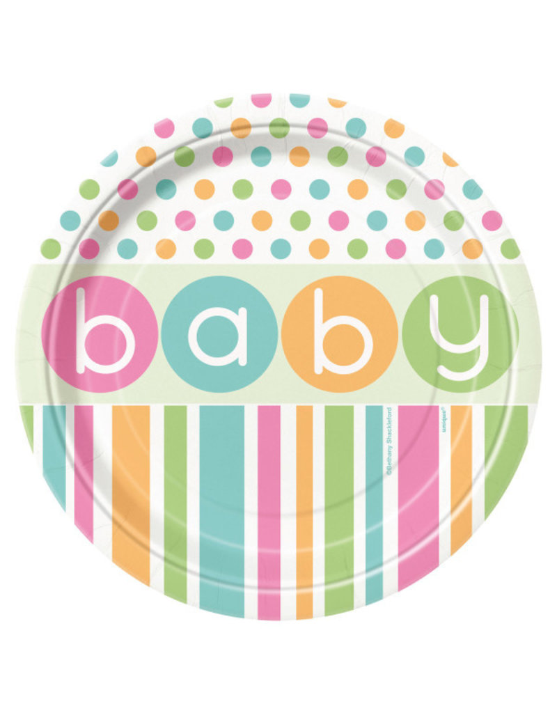 Baby shower 2024 dinner plates