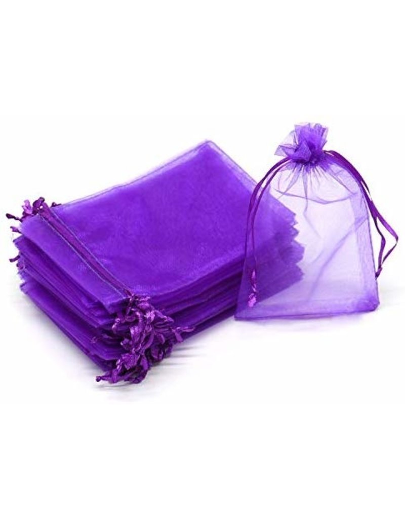Purple Organza Bags - 5x7 - Pink Bliss BVI