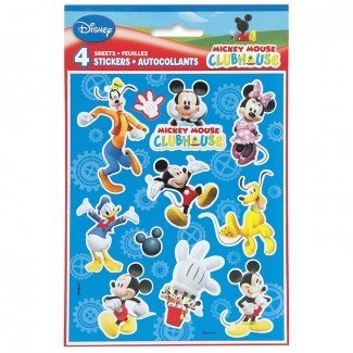 mickey mouse clubhouse stickers 4 sheets pink bliss bvi