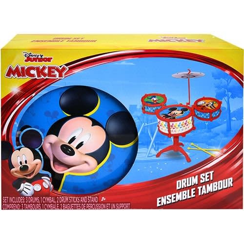 Mickey mouse hot sale drum set