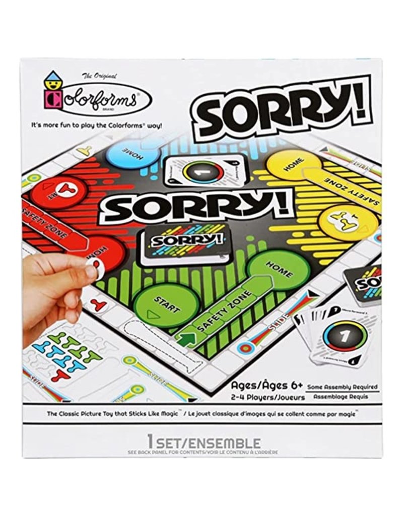 Colorforms Sorry Game - Pink Bliss BVI