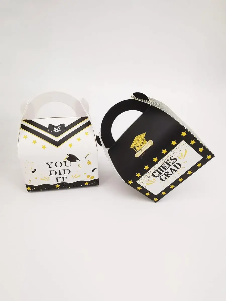 Black and 2024 white candy boxes