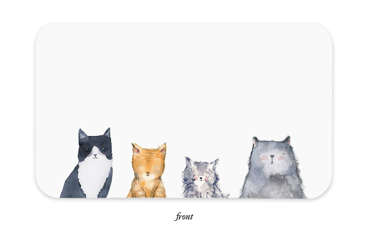 E. Frances Paper Studio Cat's Meow Little Notes