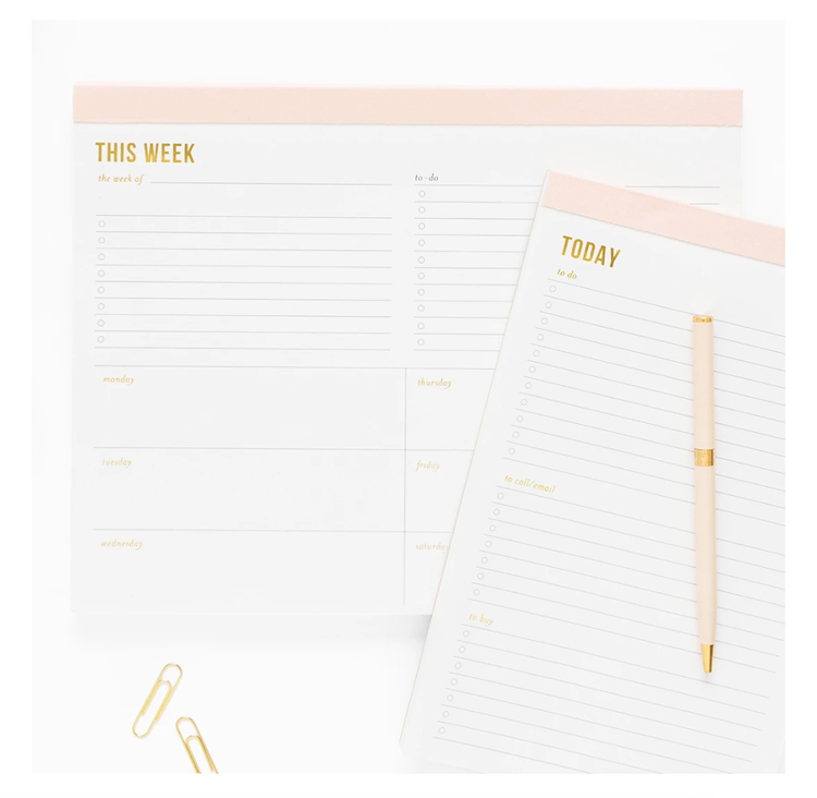 Sugar Paper Small Day Pad, Pink