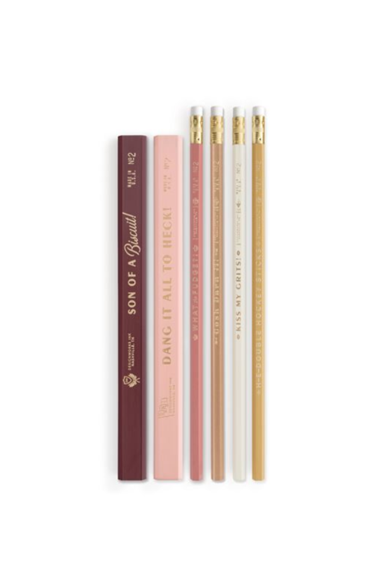 Designworks Ink Vintage Swear Words Pencil Set
