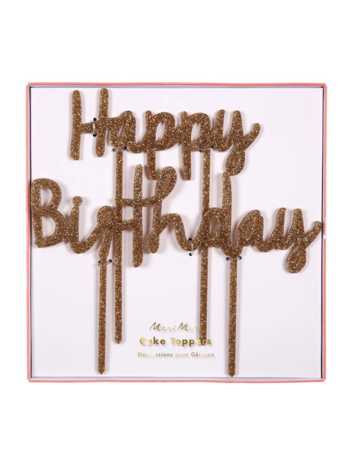 Meri Meri Happy Birthday Acrylic Toppers